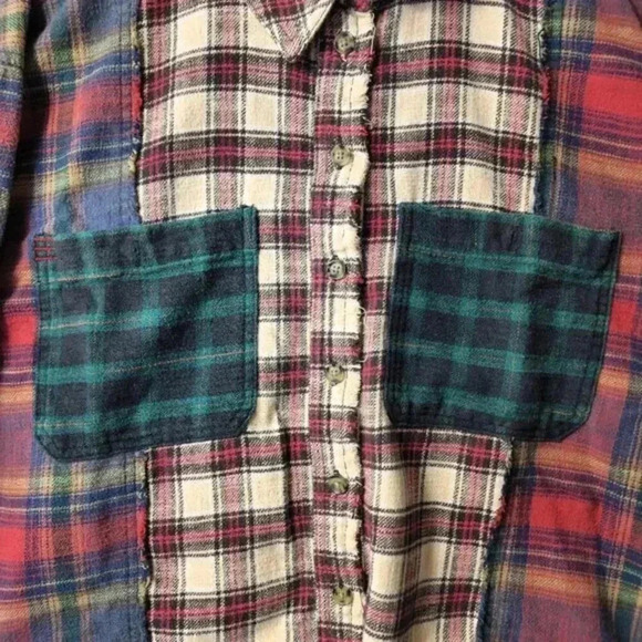 BDG Robbie Spliced Flannel Shirt from Urban Outfitters! - Picture 10 of 15